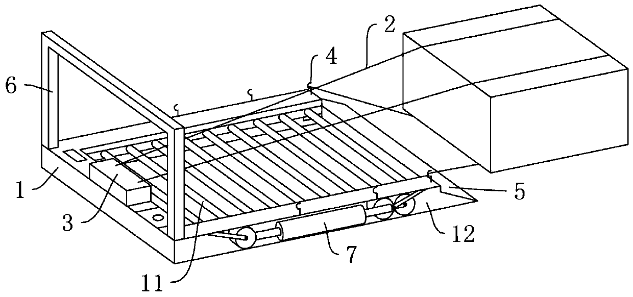 Platform plate with winch