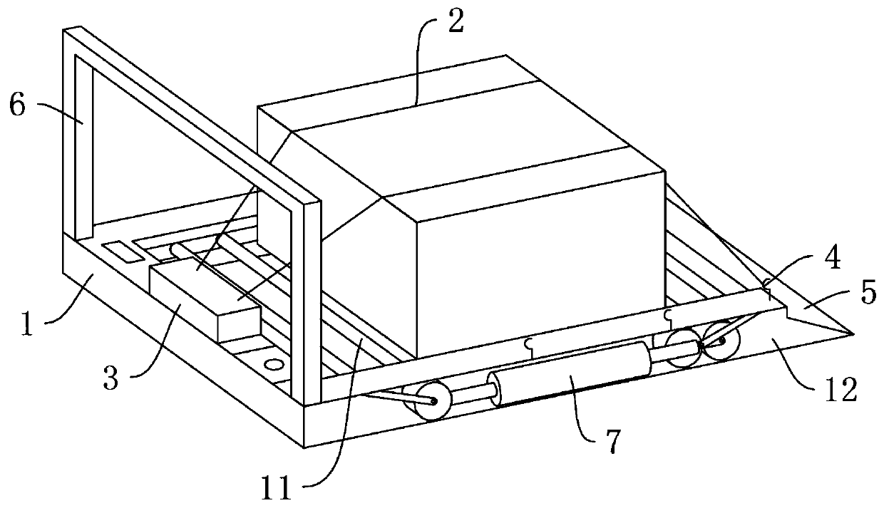 Platform plate with winch