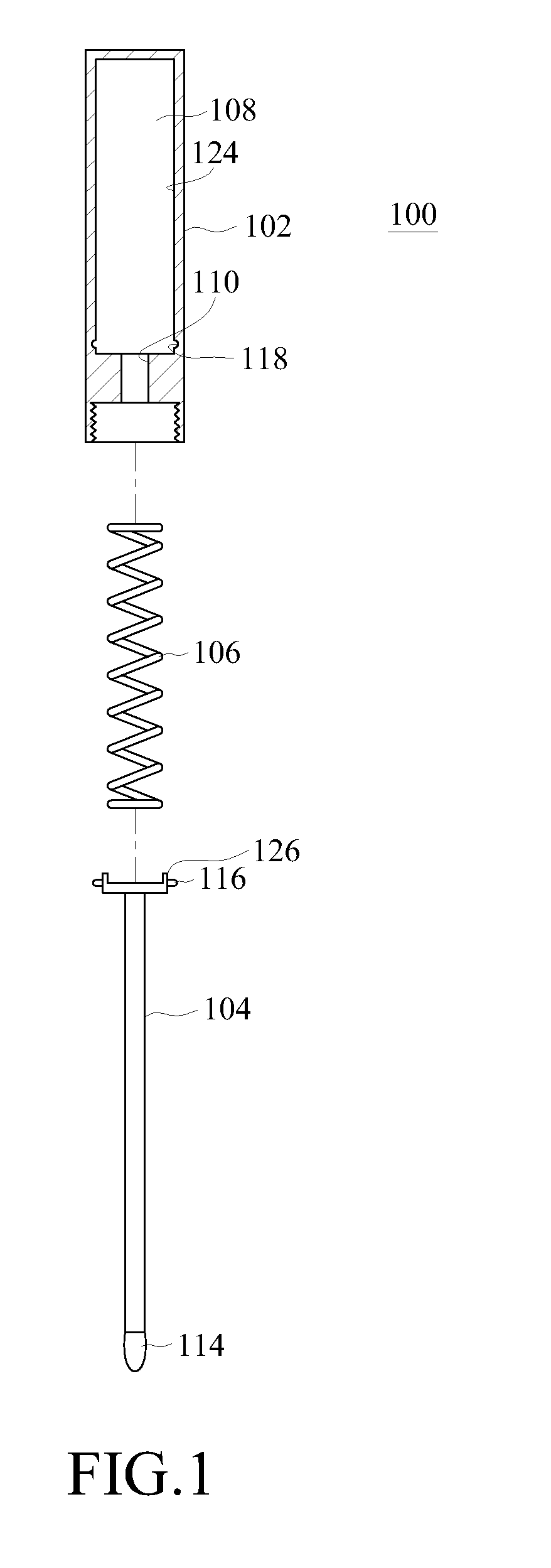 Storage structure for make-up powder applicator