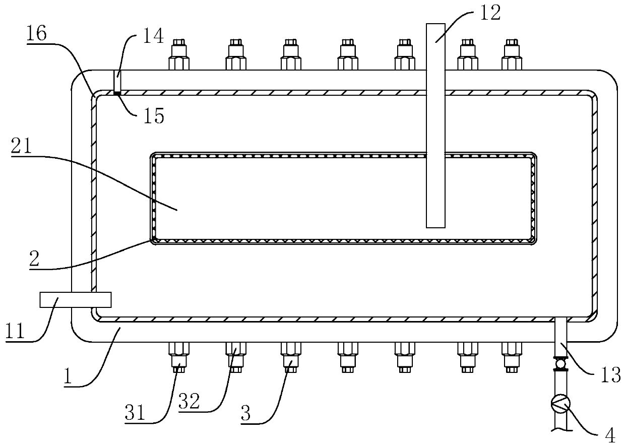 Self-cleaning degerming water purification device