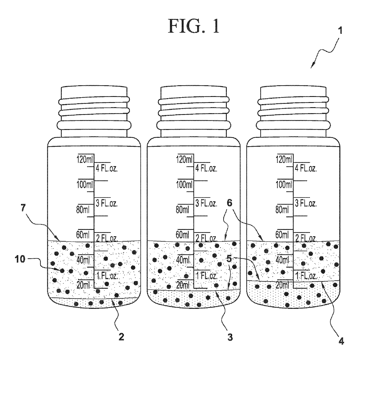 Container for rapid blood detection and blood loss assessment