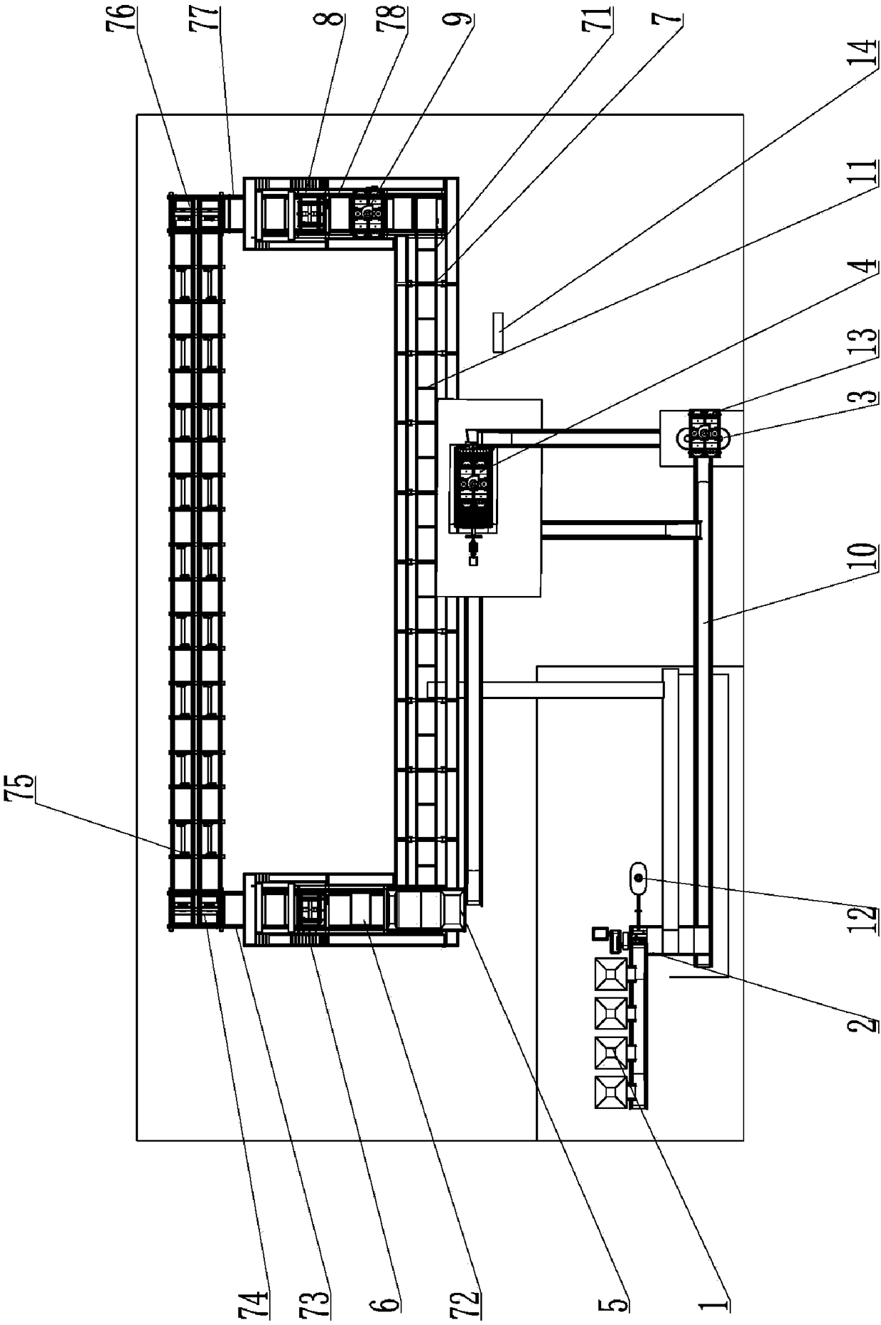 Organic material tray type three-dimensional fermentation system and fermentation method thereof