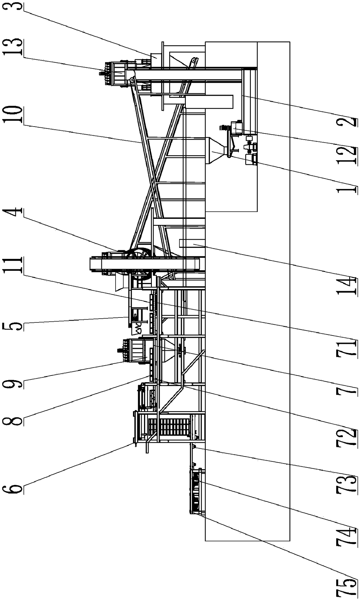 Organic material tray type three-dimensional fermentation system and fermentation method thereof