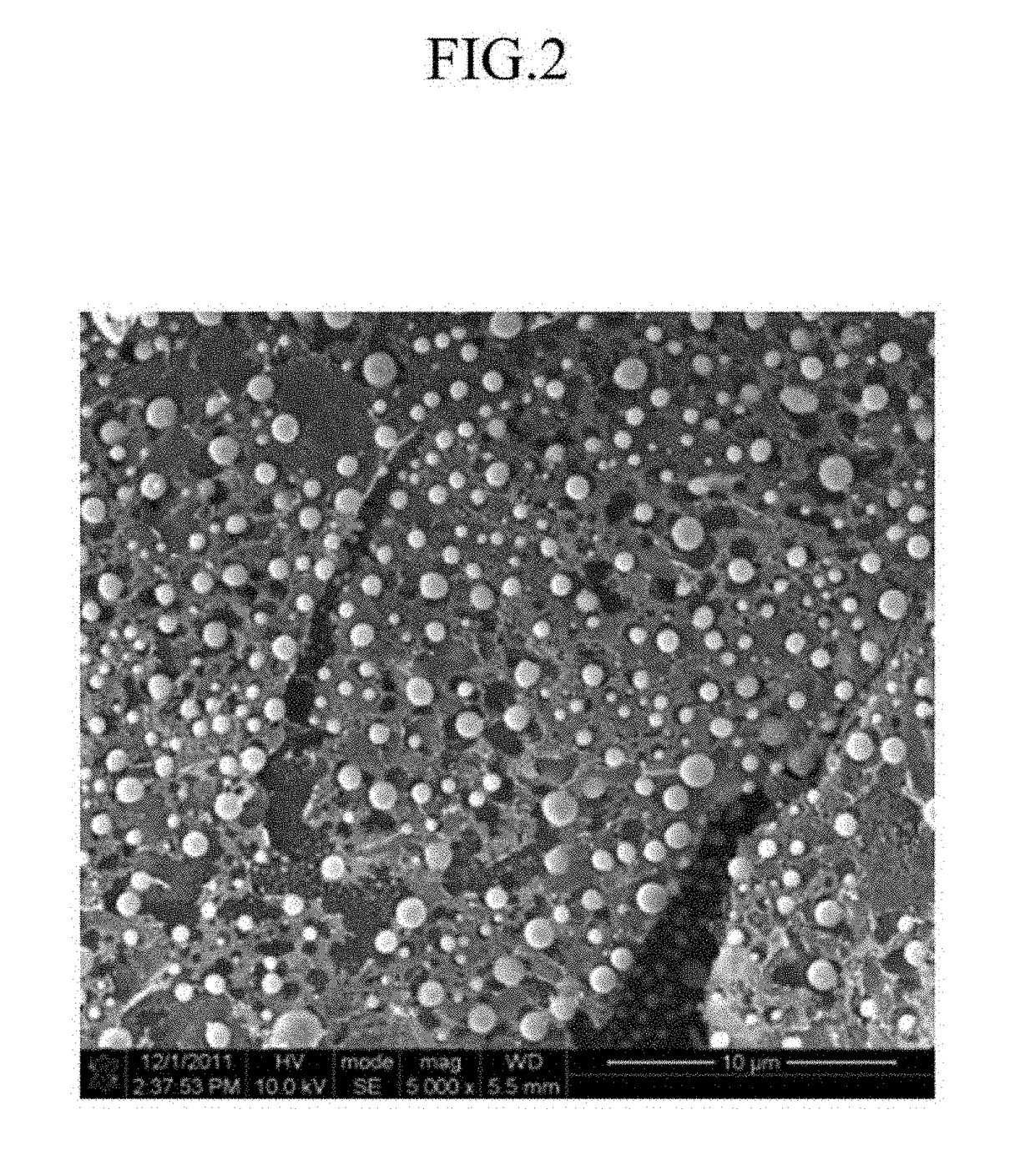 Method for manufacturing electrode, electrode manufactured according to the method, supercapacitor including the electrode, and rechargable lithium battery including the electrode