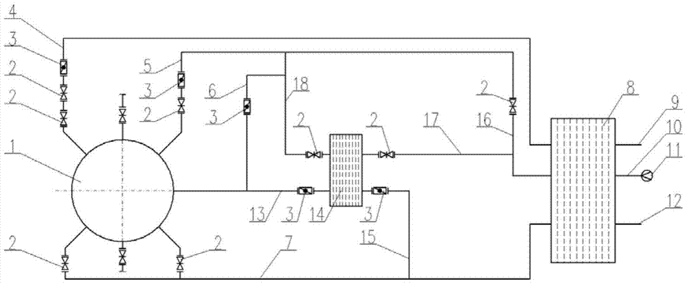 High-efficiency, low-emission, high-temperature, low-oxygen hot blast furnace