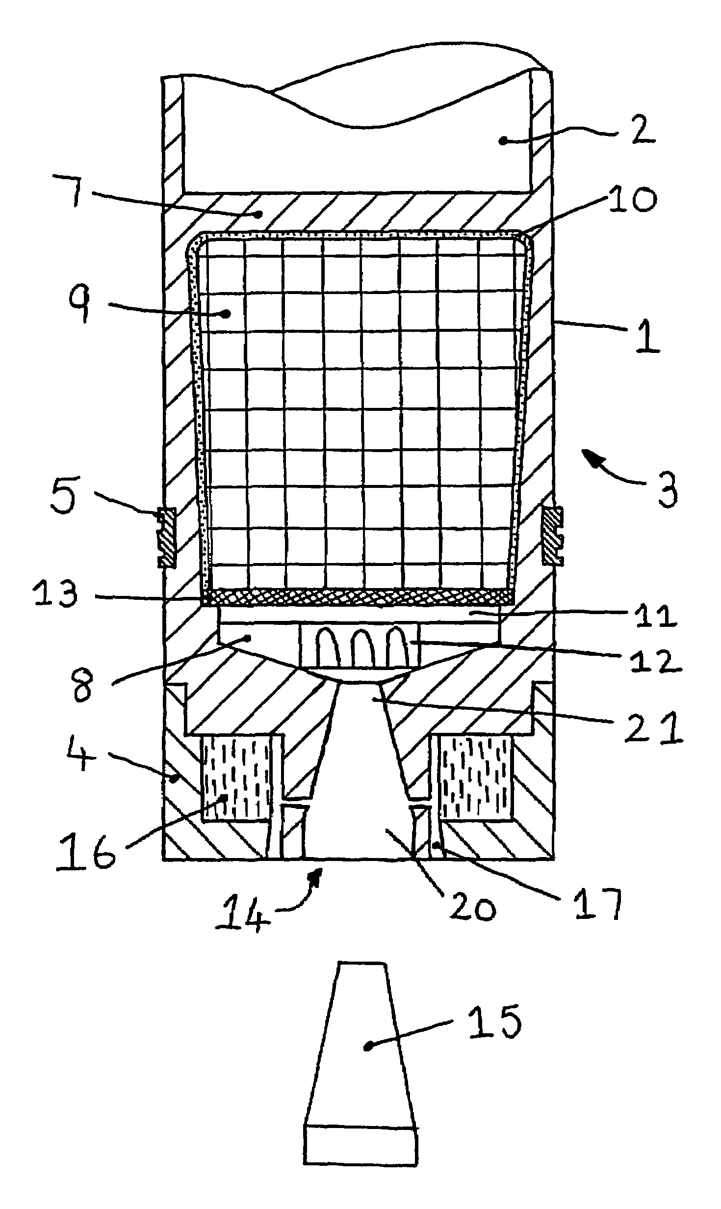 Long range artillery shell