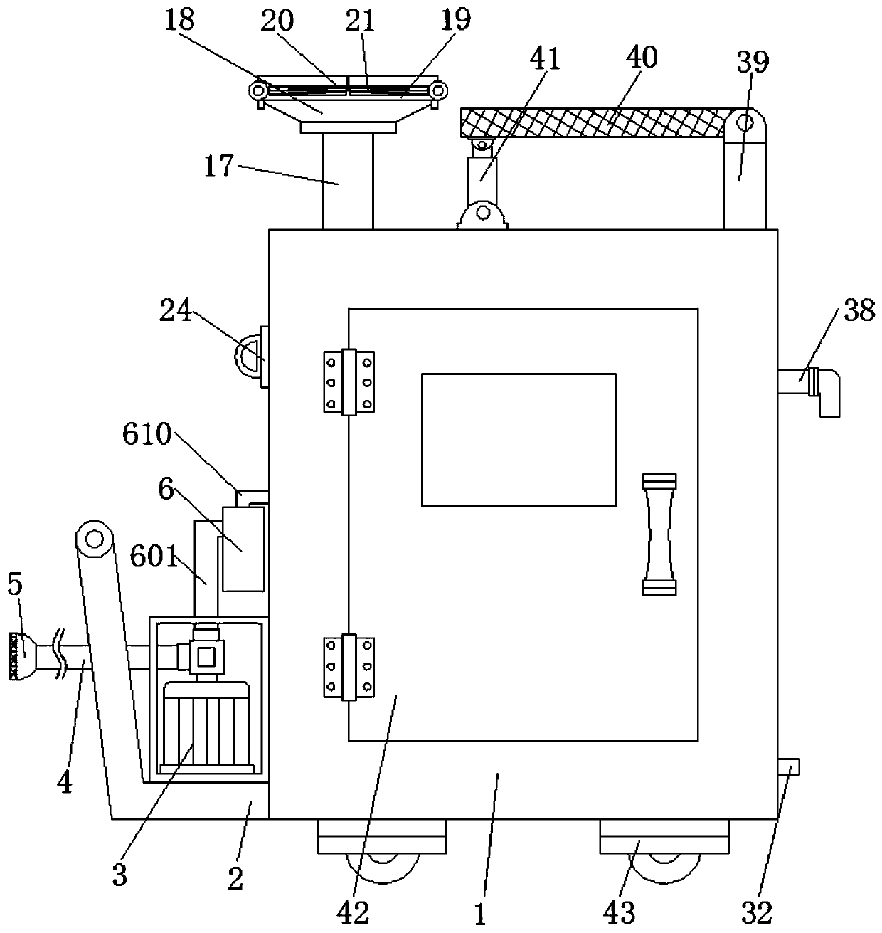 Rainwater collection type seawater desalination treatment system for ships