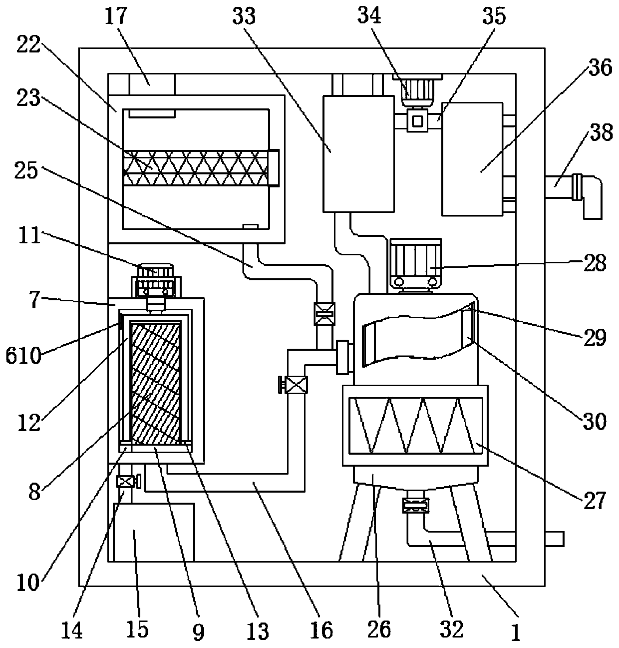 Rainwater collection type seawater desalination treatment system for ships