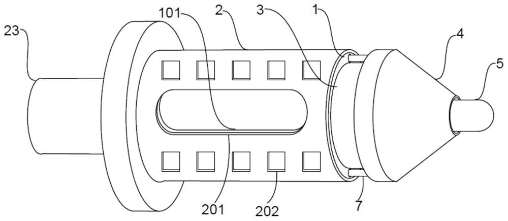 Auxiliary instrument for hemorrhoid cutting surgical operation