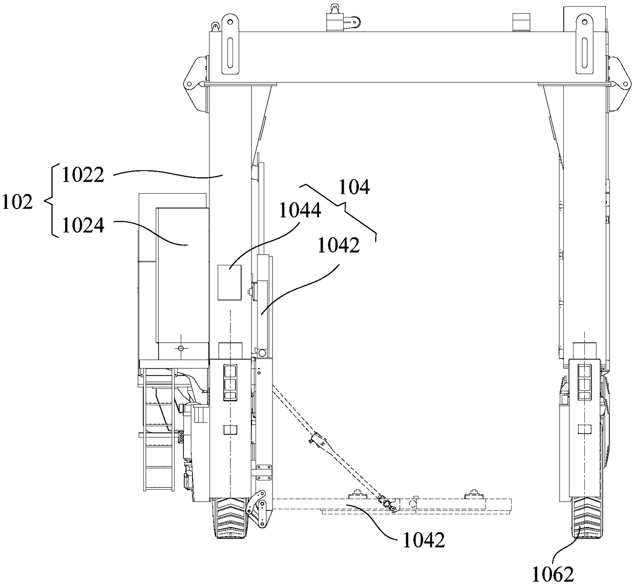 Container inspection device and container inspection system