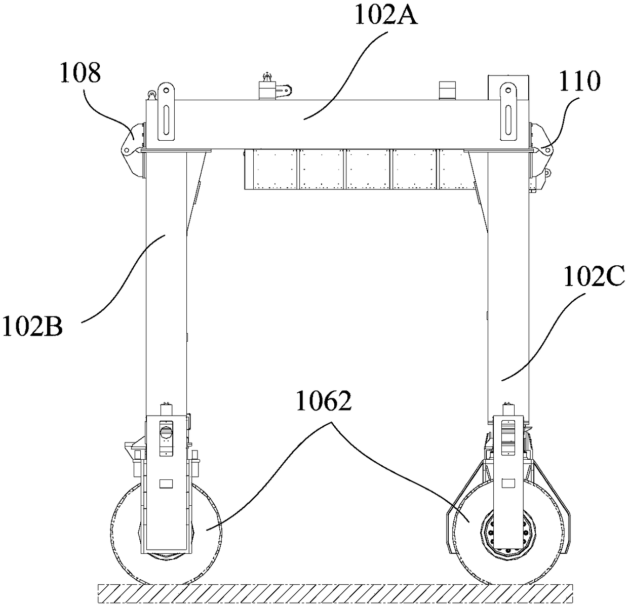 Container inspection device and container inspection system