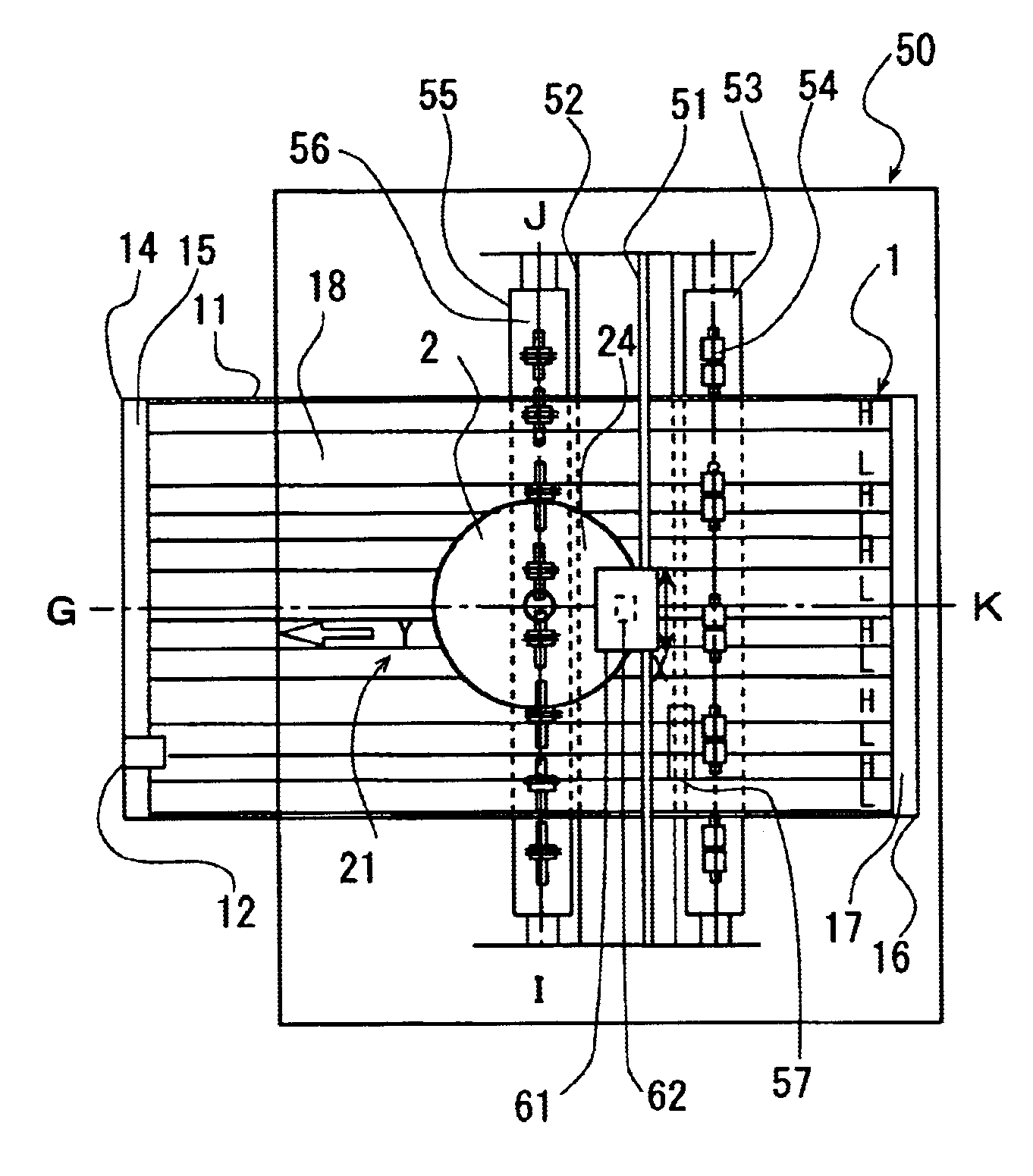 Tray for transferring recording media, and recording apparatus