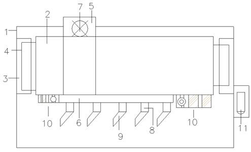 A special cleaning device for industrial reactors