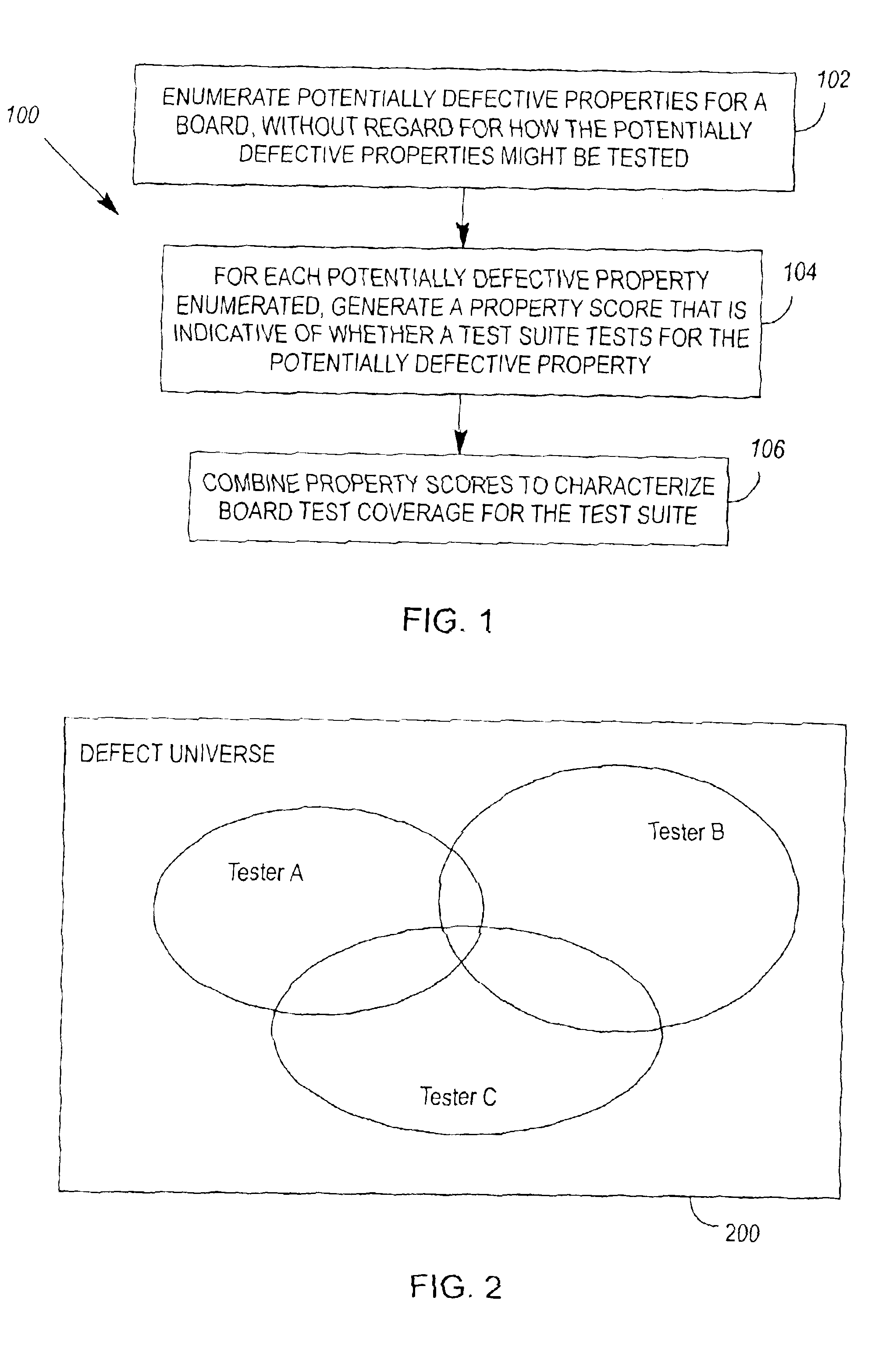 Methods and apparatus for characterizing board test coverage