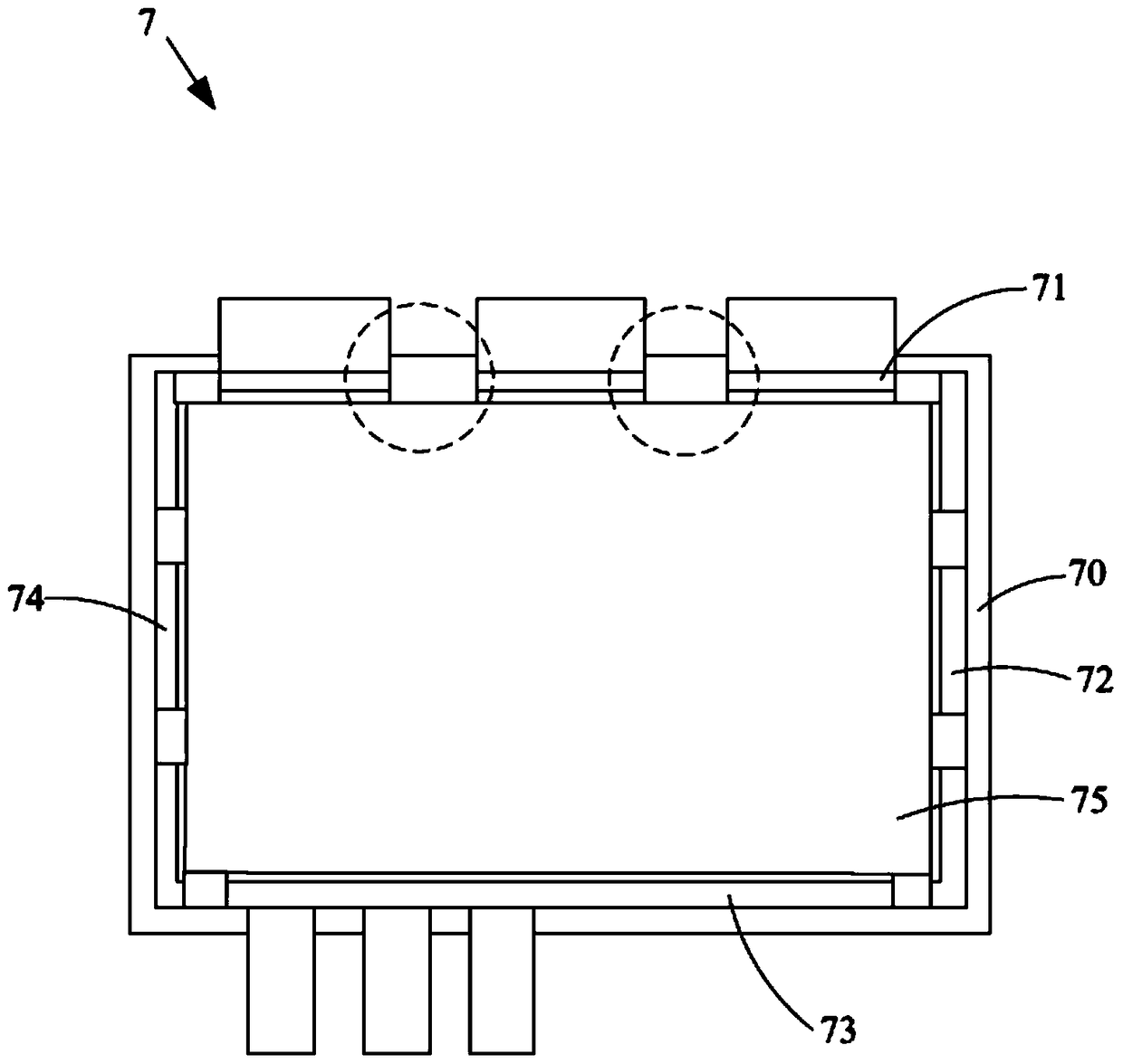 Large-size panel backlight assembly structure and assembly method thereof