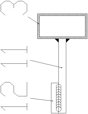 Waterproof node structure for door-window cave and construction method of external door-window pre-buried steel auxiliary frame