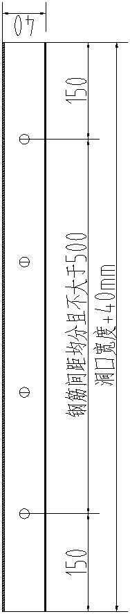 Waterproof node structure for door-window cave and construction method of external door-window pre-buried steel auxiliary frame