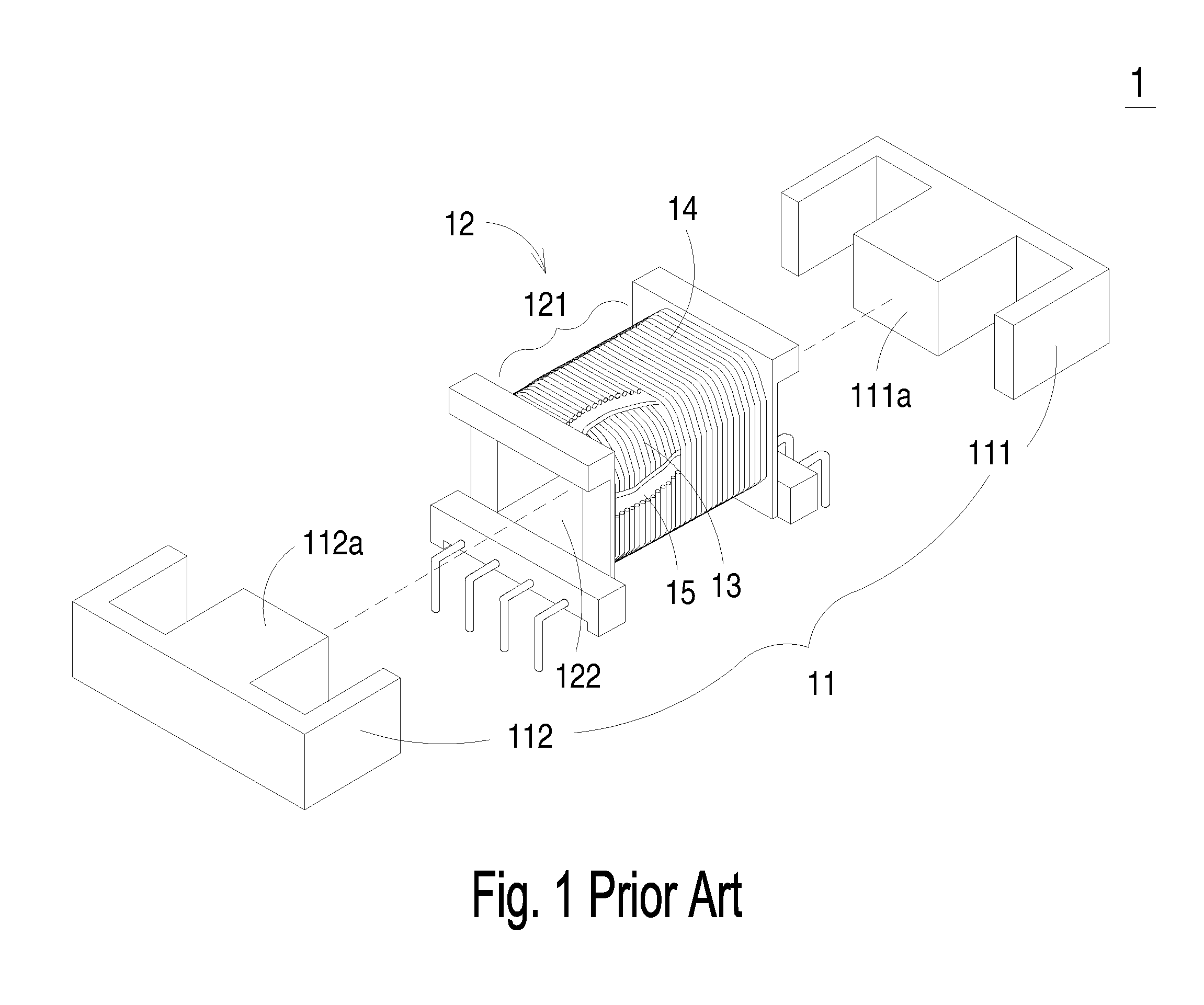 Transformer having adjustable leakage inductance