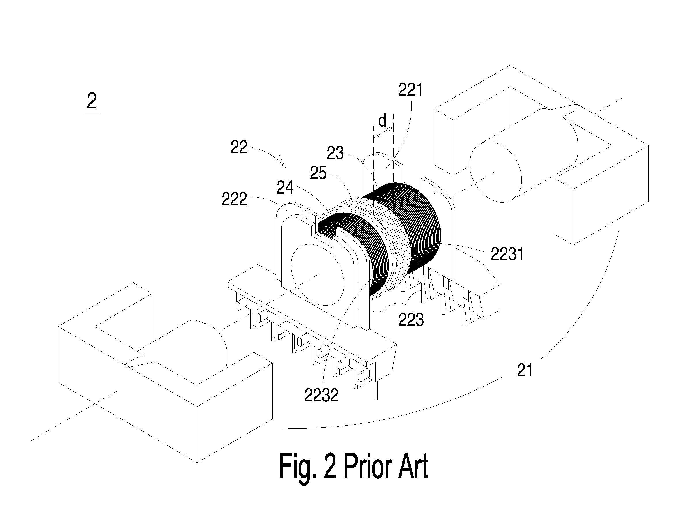 Transformer having adjustable leakage inductance