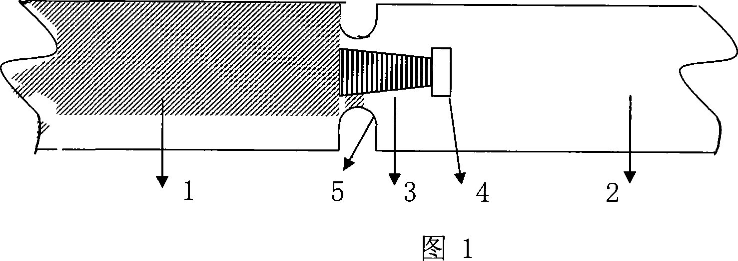 Welding technology for broken and waste core rod