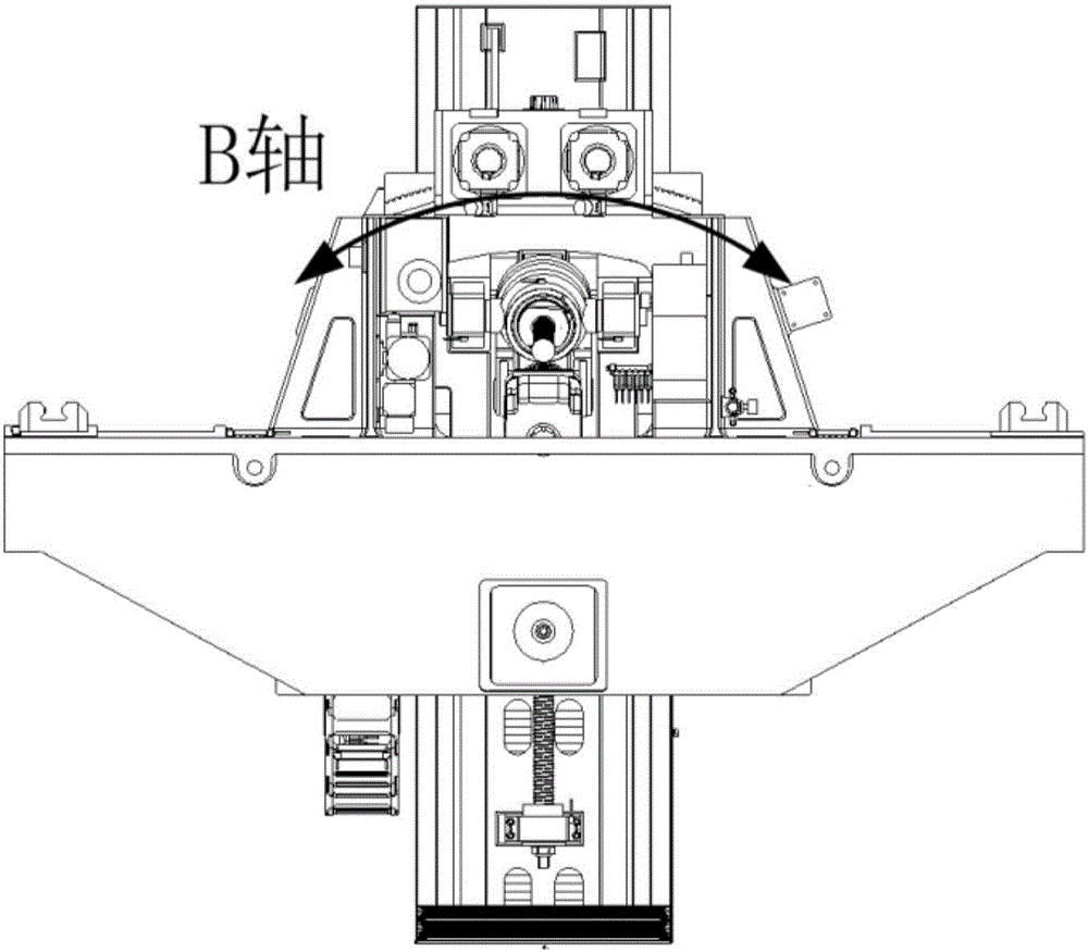 Forward and inverse solution method of five-shaft numerical control drilling machine tool with feed shaft swinging wit AB shaft