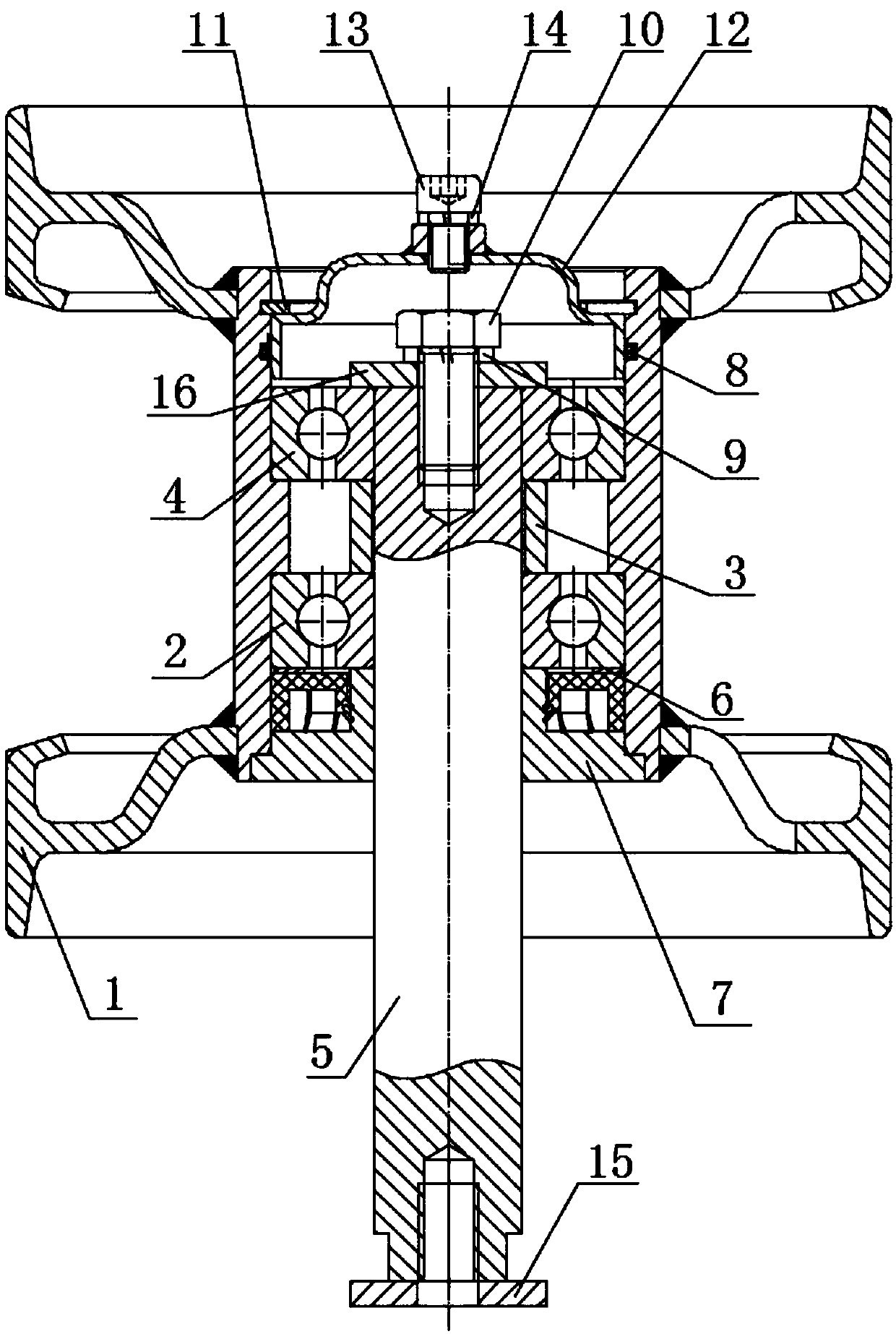 Thrust wheel assembling process