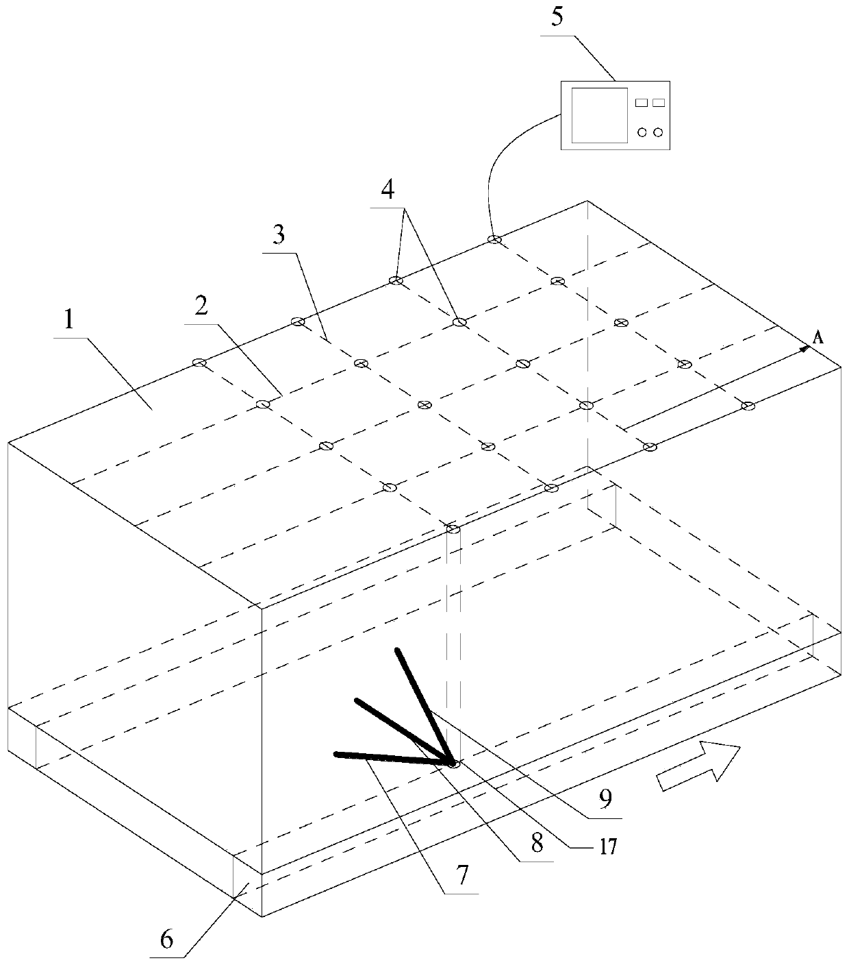 Comprehensive detection method of overburden activity law based on borehole camera shooting