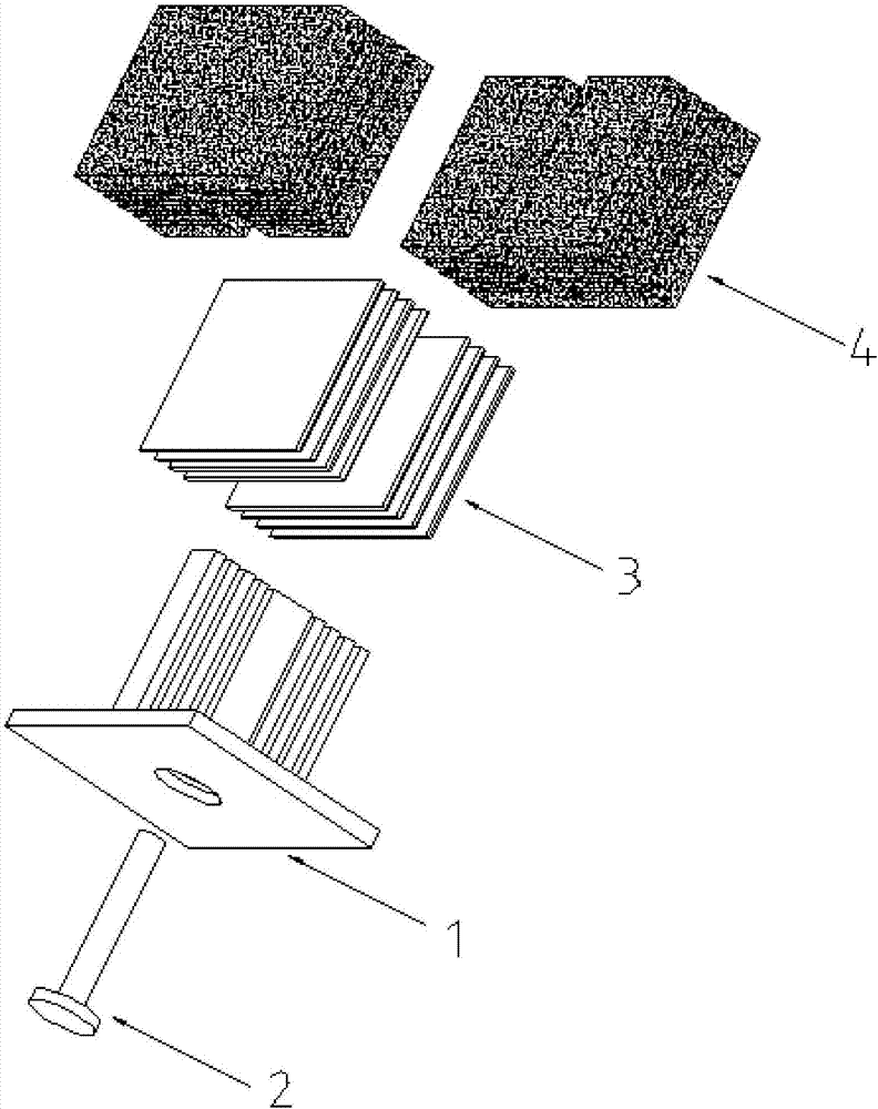 Temperature equalization plate and foam metal compounded radiator