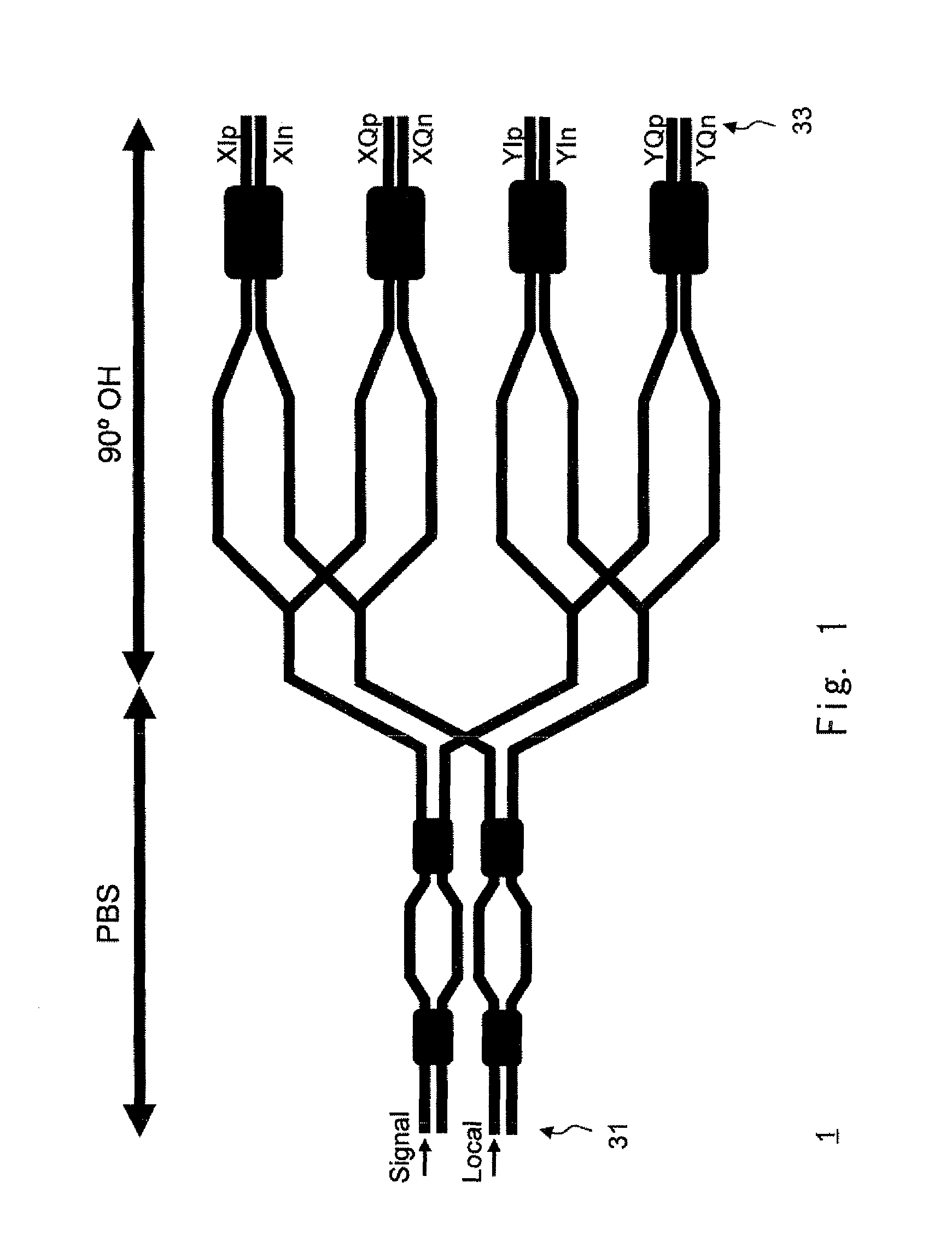 Polarization beam splitter and optical device