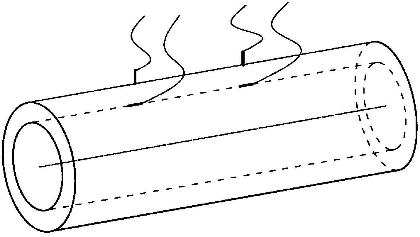 Experimental measurement method for medium-high frequency acoustic performance of large-pipe-diameter silencer