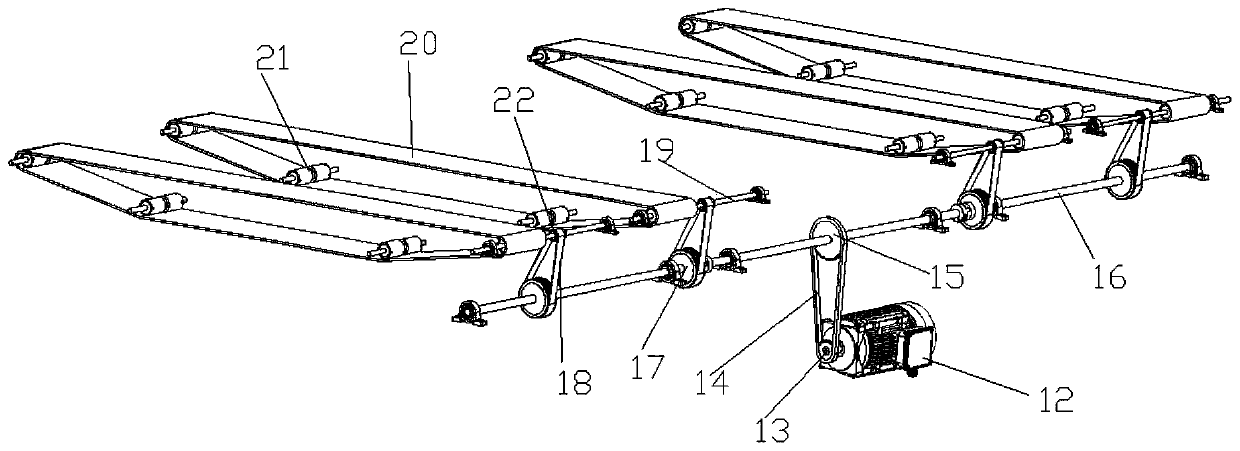 Bamboo bunch one-piece veneer quality online detection system and online detection method