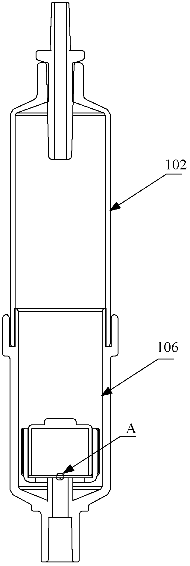 Slow flow device for disposable transfusion set