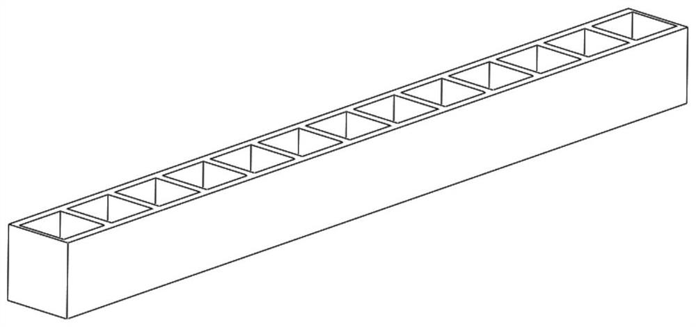 A light-weight high-strength composite material structure and its preparation method