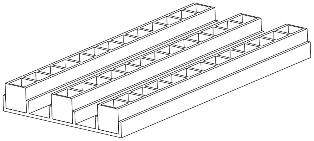 A light-weight high-strength composite material structure and its preparation method