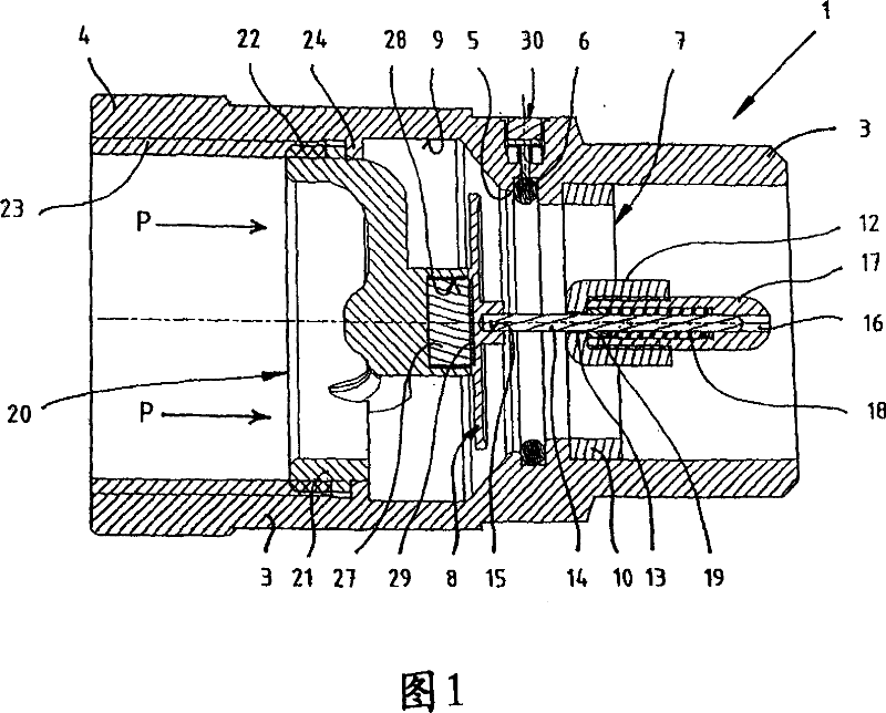 Safety excess flow valve for gas conduits