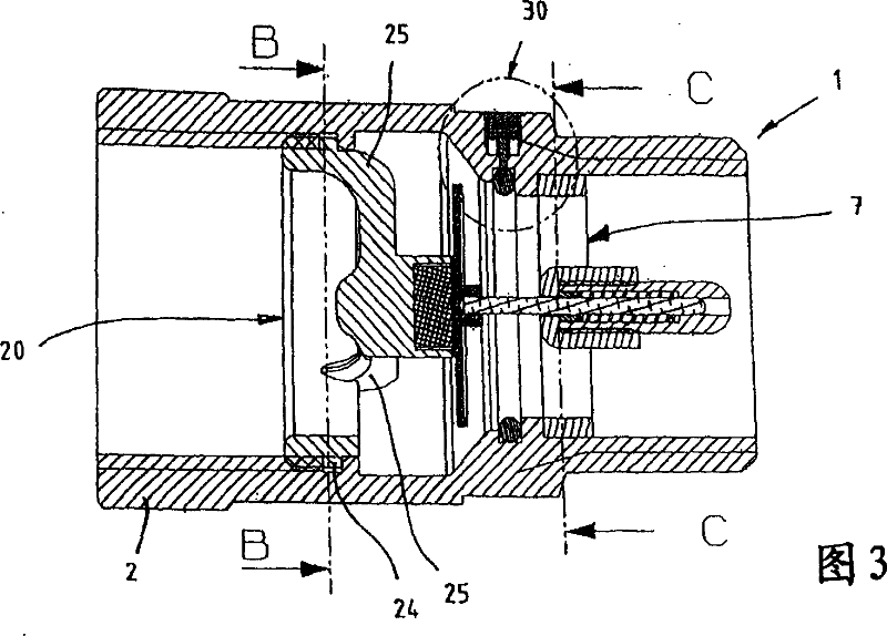 Safety excess flow valve for gas conduits