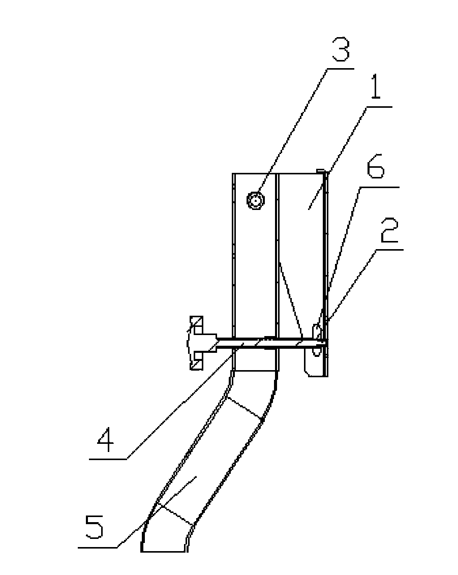 Structure-improved turning head for flat-panel television rack