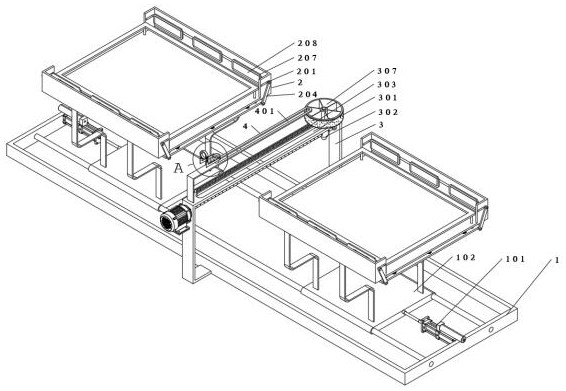 A bridge girder plate reinforcement welding equipment