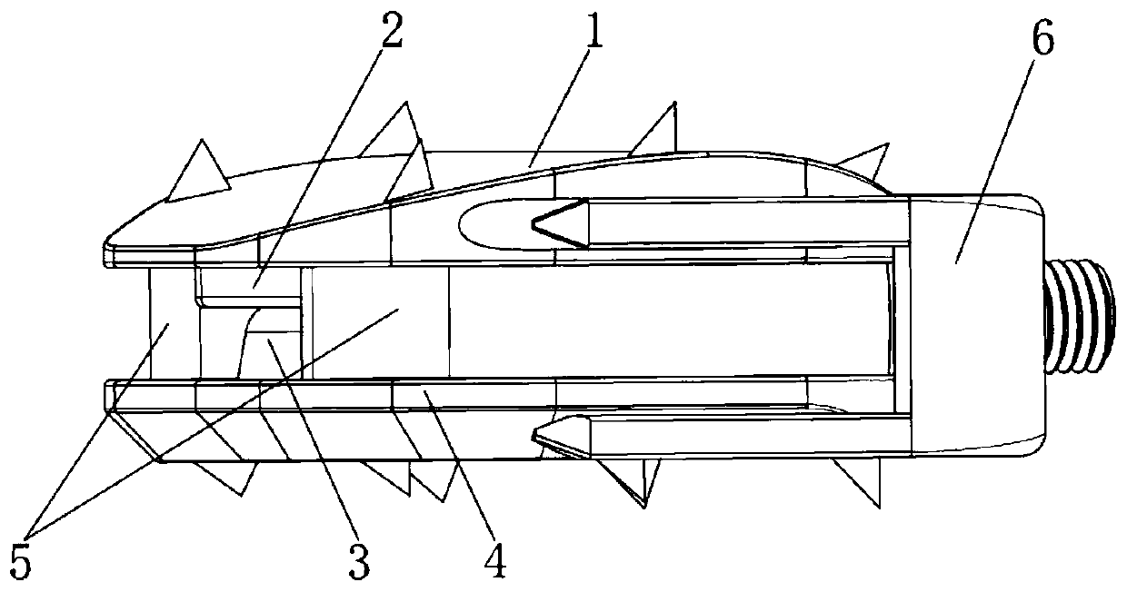 Intervertebral motion retaining device and preassembled implanting instrument and implanting method thereof