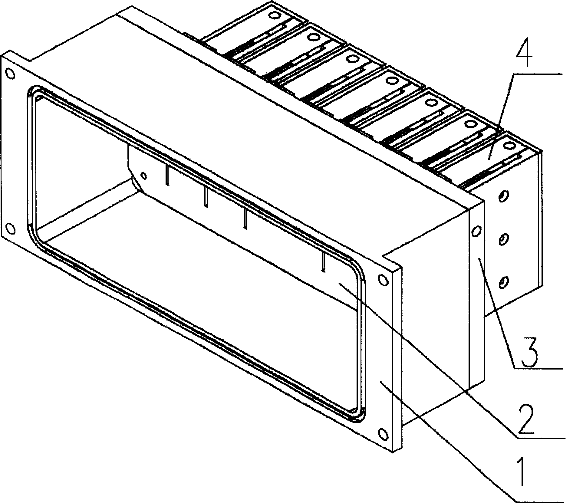 Faraday apparatus for angle measurement of parallel beam