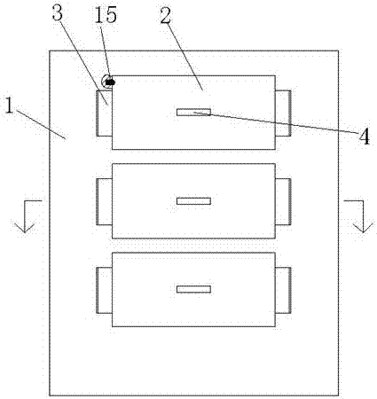 A drawer type power installation cabinet device