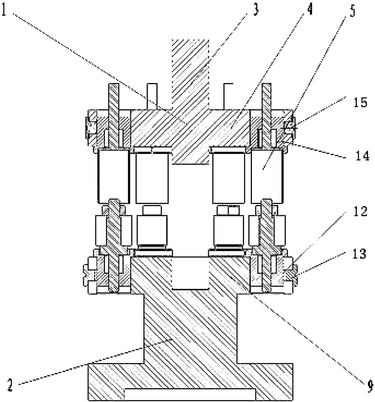 A kind of sleeve cutting processing device of boron carbide material workpiece