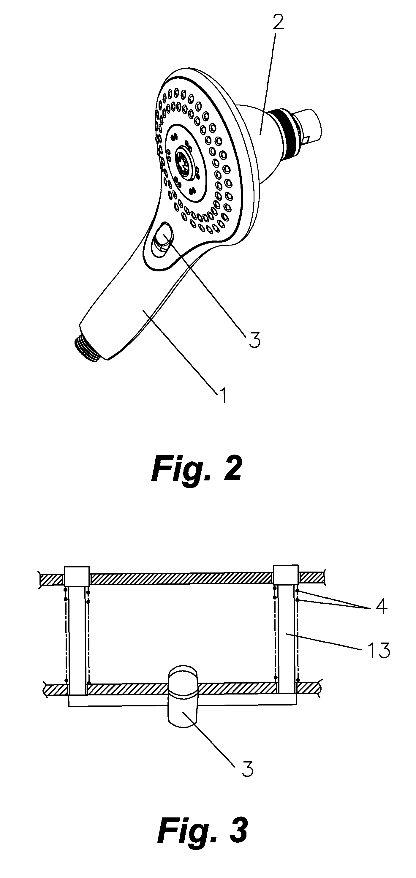 Composite shower head