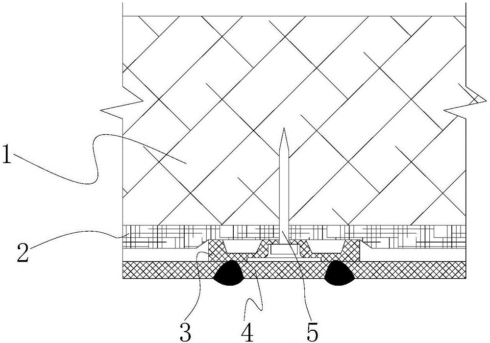 Self-sticking type waterproof board, drainage board and waterproofing and drainage board