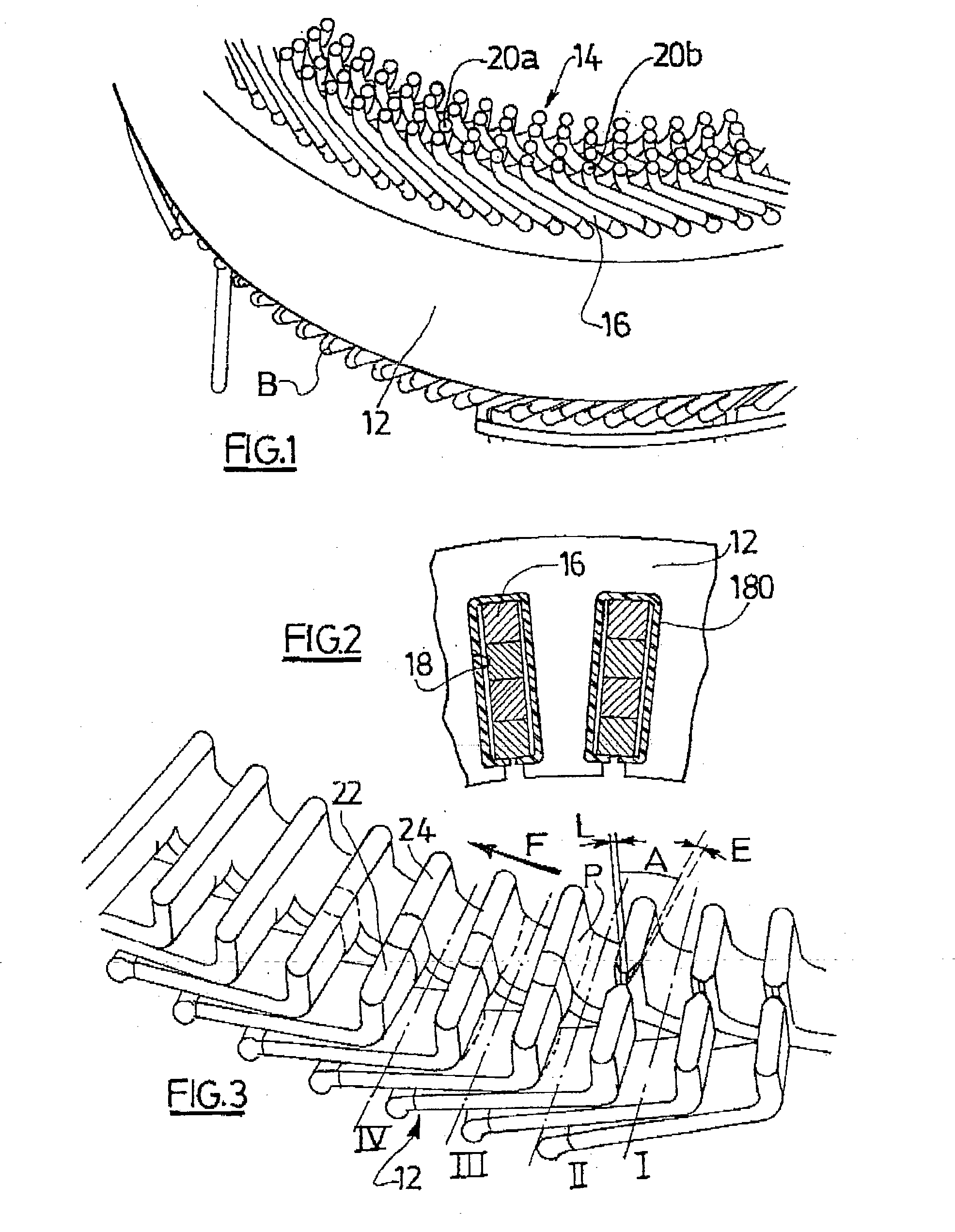 Method for assembling conductive segments of a rotor winding or stator winding in a rotary electric machine