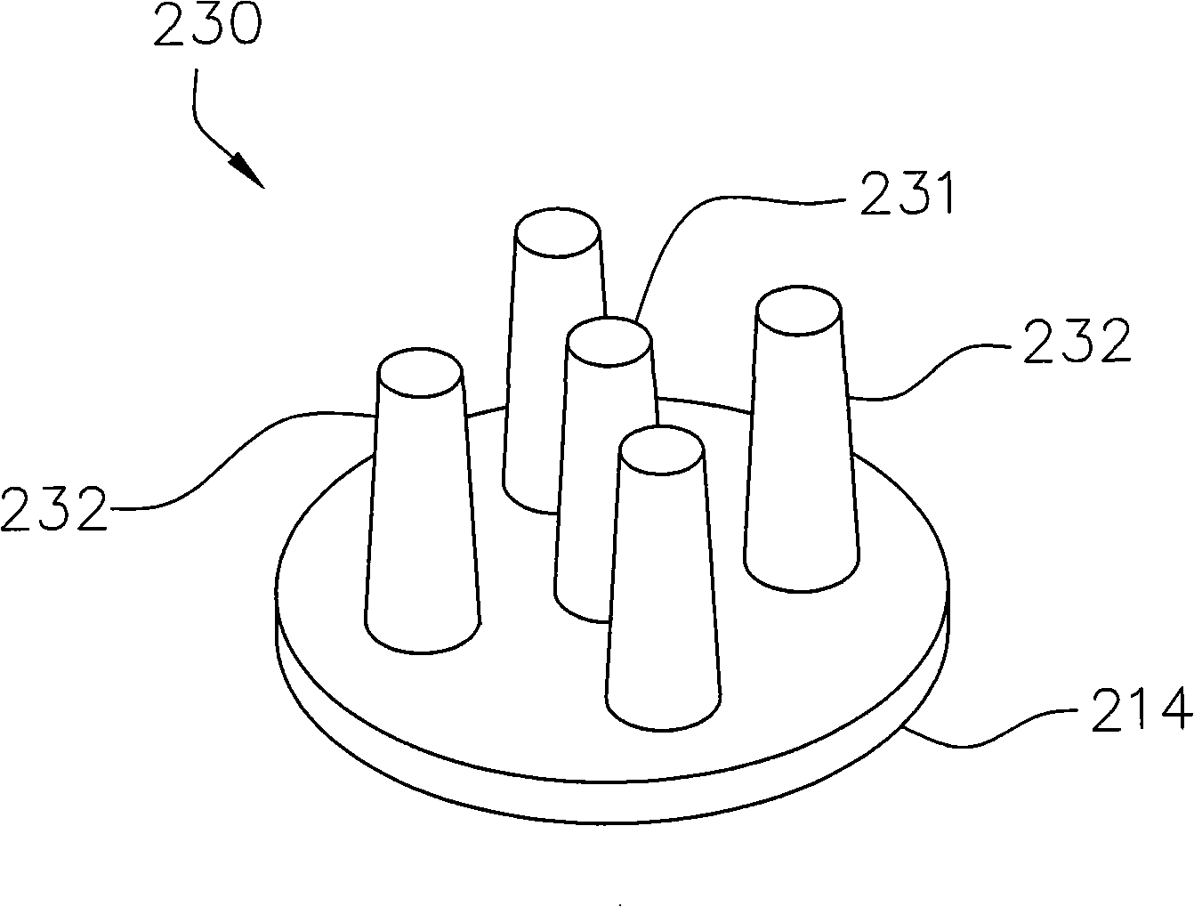 Stackable semiconductor encapsulation construct for multi-cylinder body