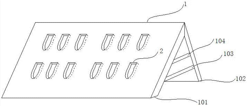 A method for rapidly completing the operation of chip buckling edge sheet, a mold, a mold manufacturing method, and a mold storage device