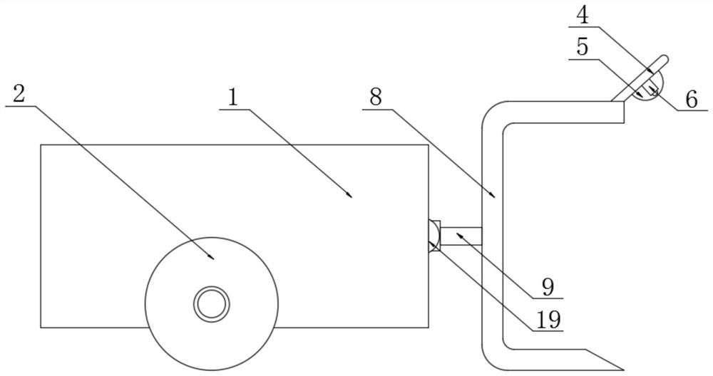 Excrement cleaning device for livestock farm