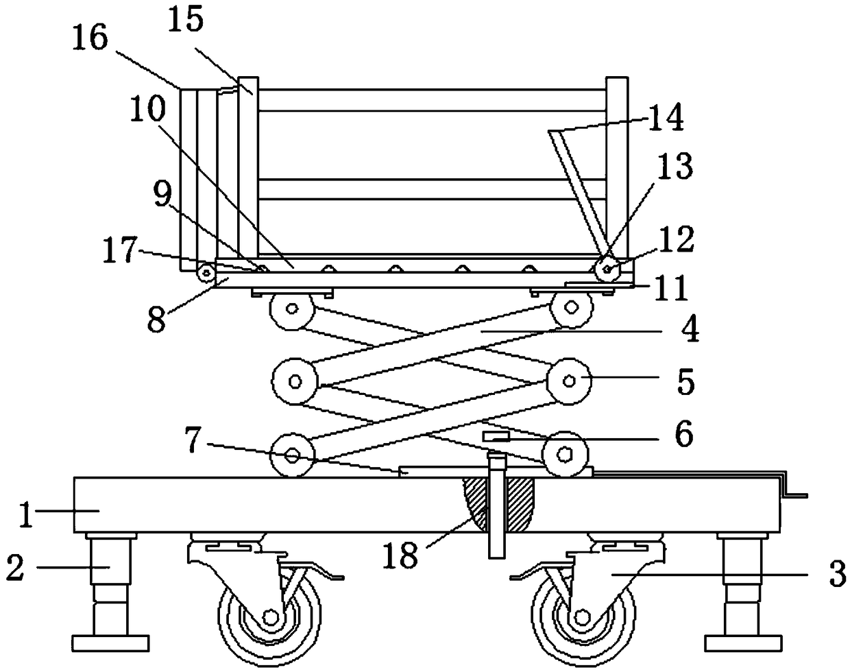 Lifter device with high safety