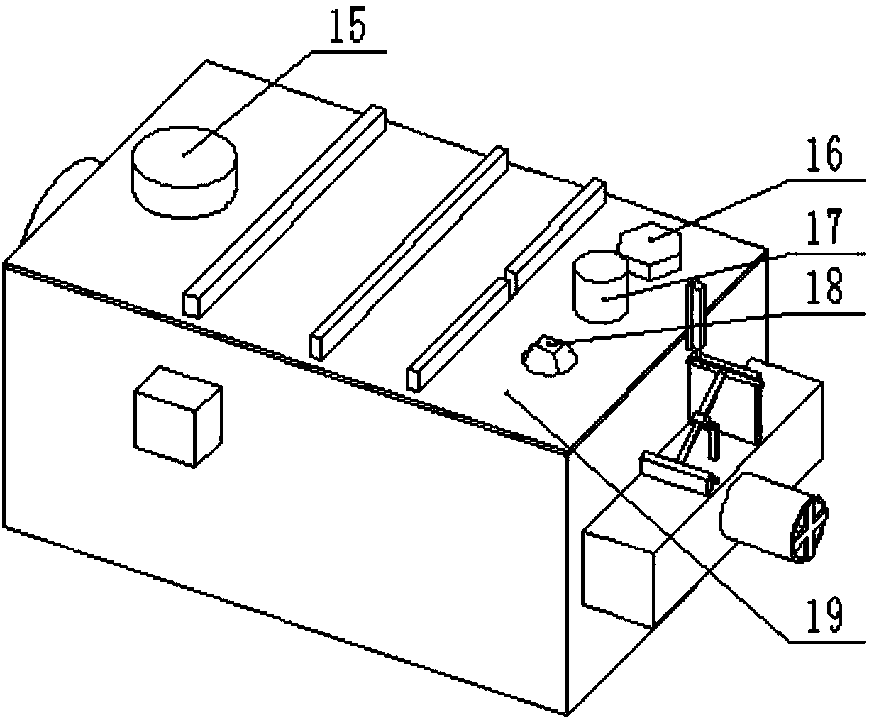 Air cleaning device for medical operating room